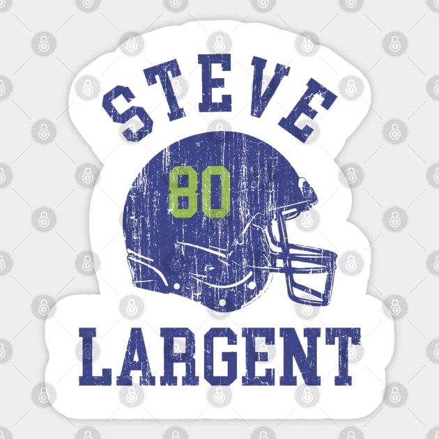 Steve Largent Seattle Helmet Font Sticker by TodosRigatSot